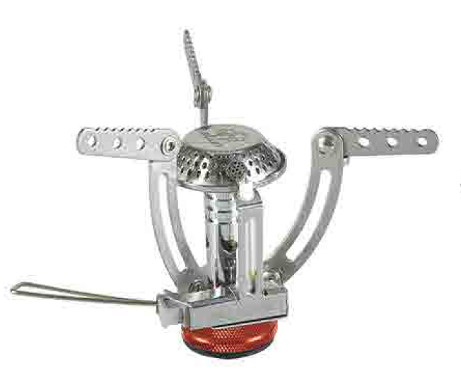 Integrated portable gas stove