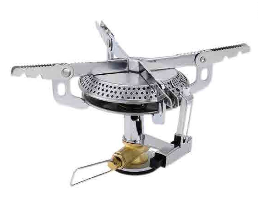 Integrated portable gas stove