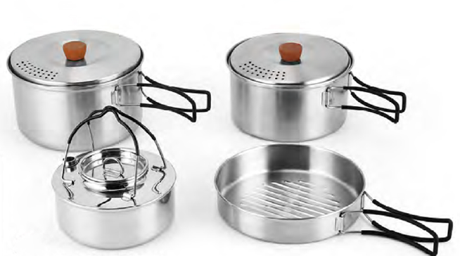 Stainless steel cookware set