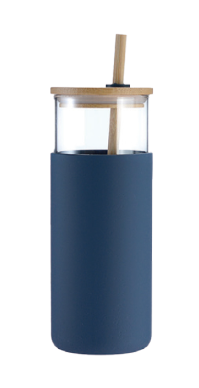Glass water bottle