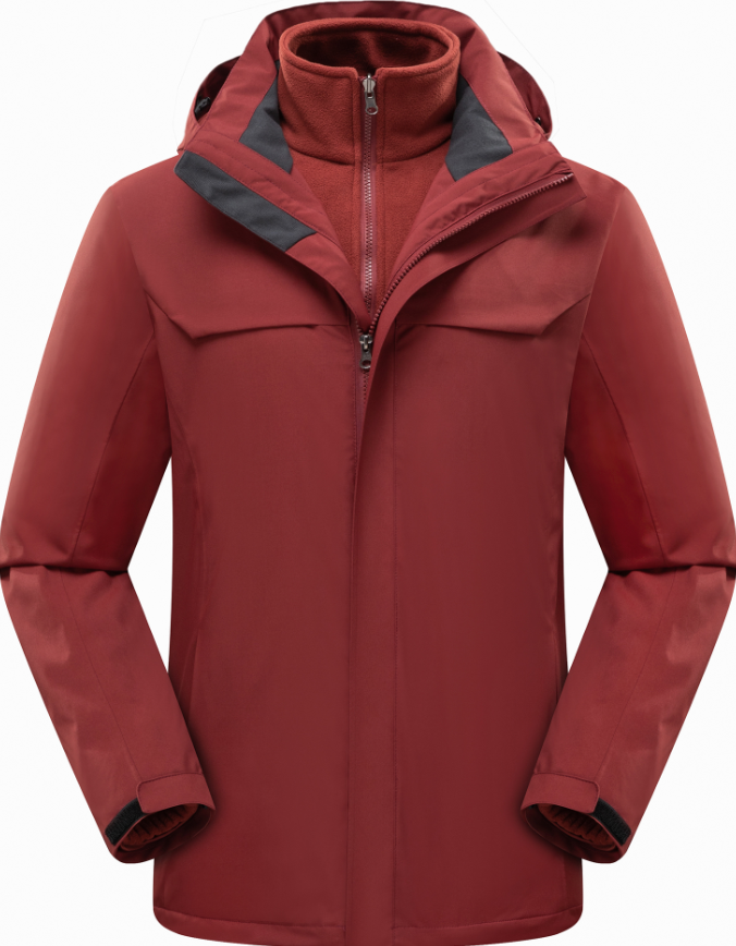 Two-pieces suit windbreaker